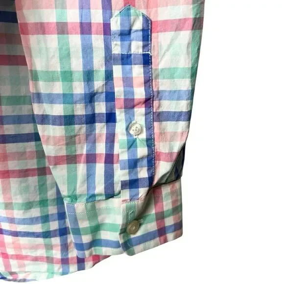 Vineyard Vines Boys XL Wolfish Check Whale Shirt - Picture 6 of 7